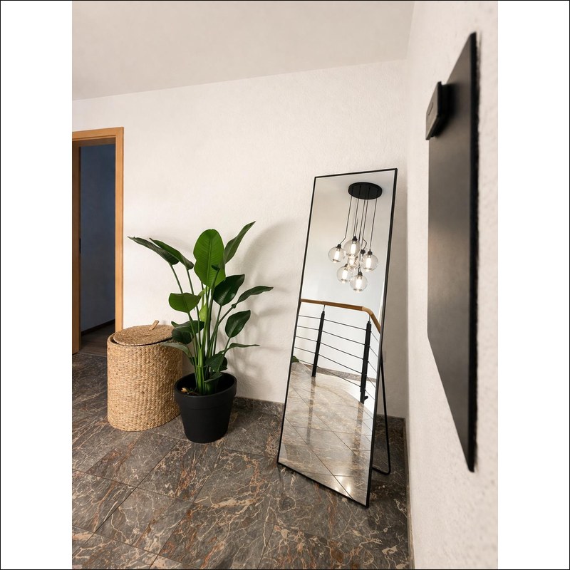 Flur OG – Standspiegel und Pflanze